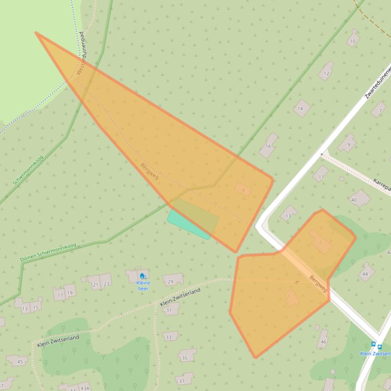 Kaart van postcodegebied 9166RH.