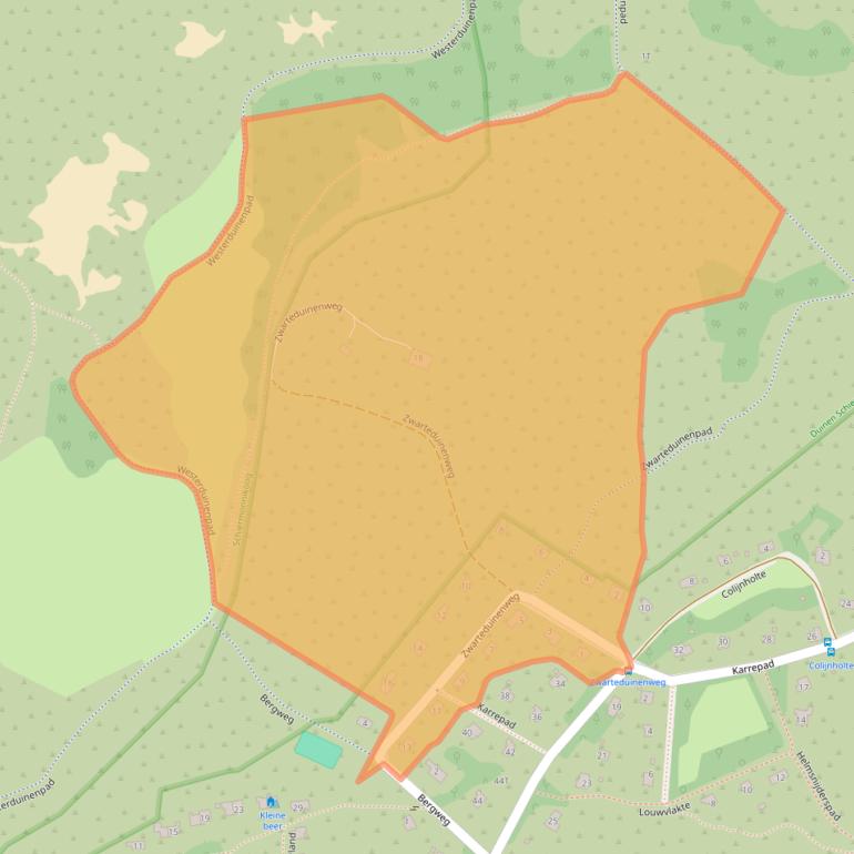 Kaart van postcodegebied 9166RK.