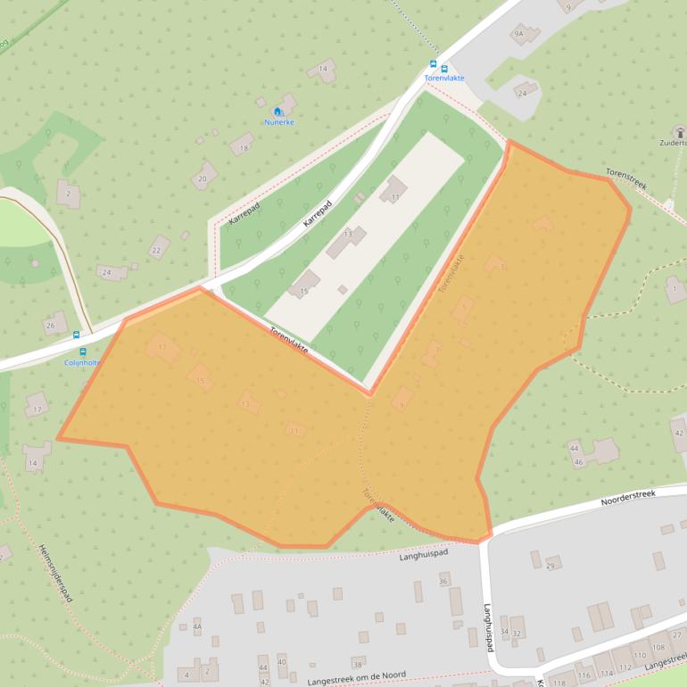 Kaart van postcodegebied 9166RS.