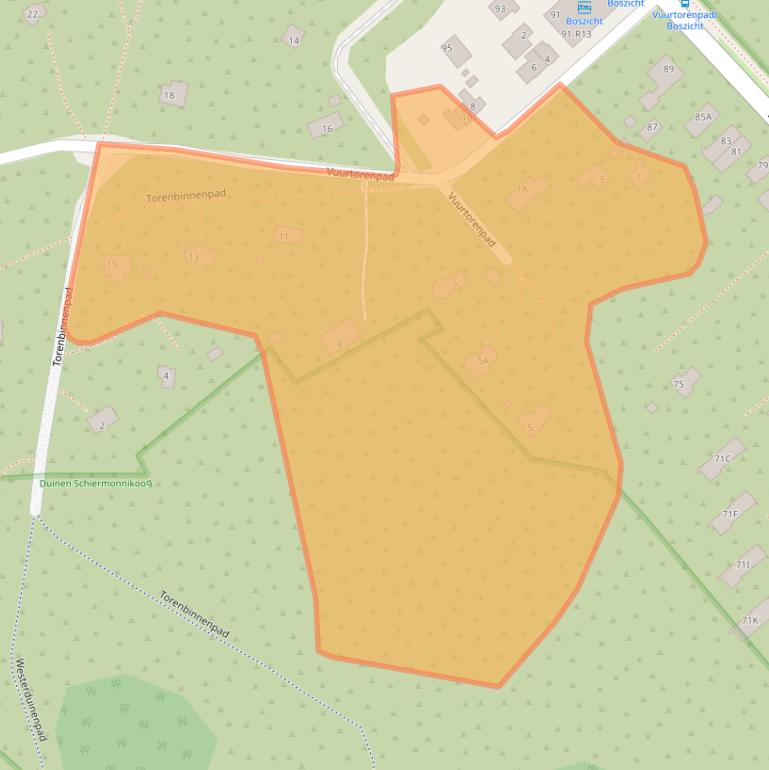 Kaart van postcodegebied 9166RV.