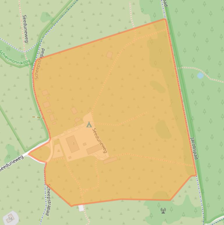 Kaart van postcodegebied 9166RX.