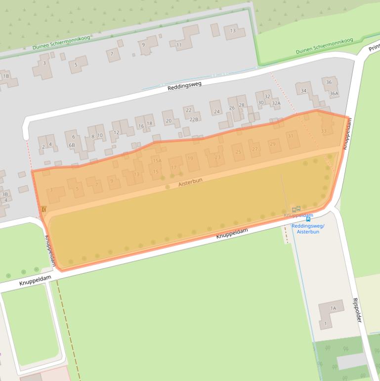 Kaart van postcodegebied 9166SM.