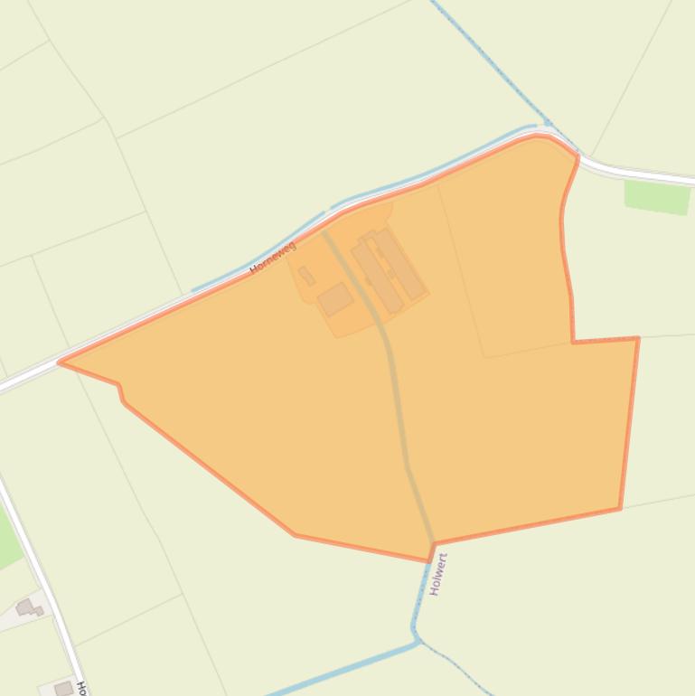 Kaart van postcodegebied 9171AN.