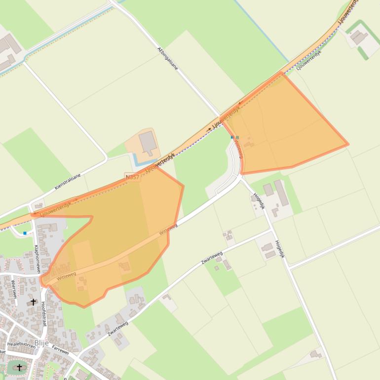 Kaart van postcodegebied 9171LJ.