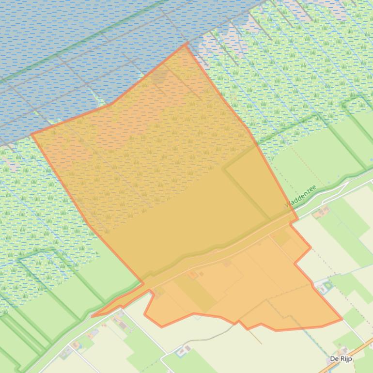 Kaart van postcodegebied 9172AR.