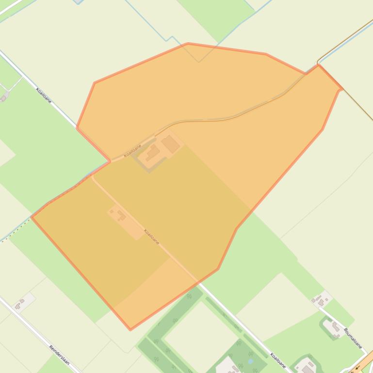 Kaart van postcodegebied 9172AV.