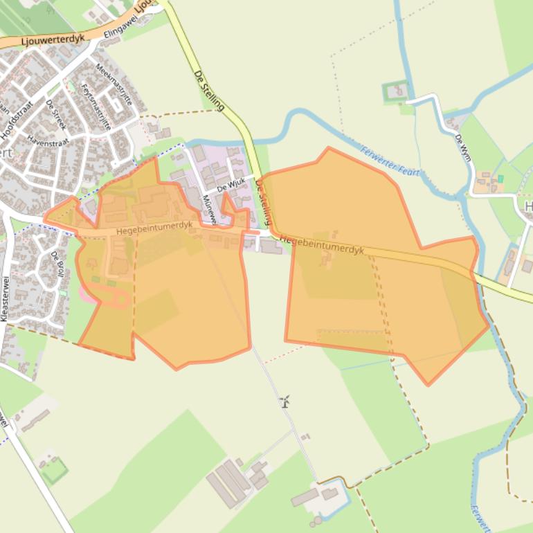 Kaart van postcodegebied 9172GP.