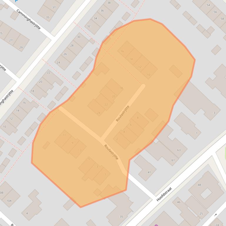 Kaart van postcodegebied 9172MJ.