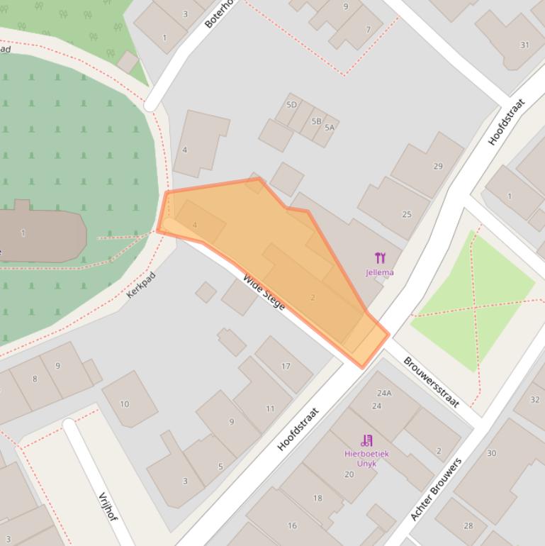 Kaart van postcodegebied 9172NA.