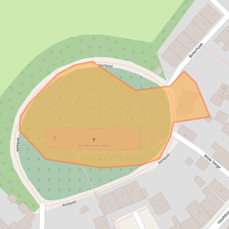 Kaart van postcodegebied 9172NB.