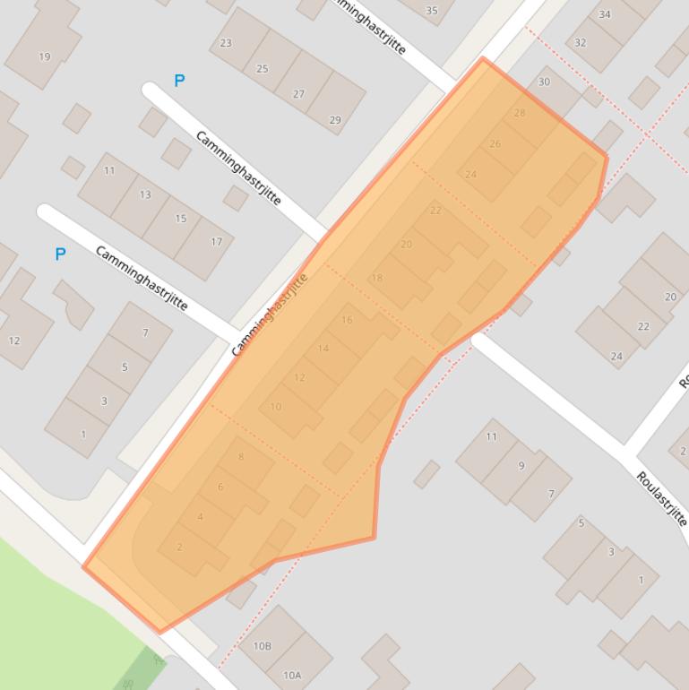 Kaart van postcodegebied 9172NE.