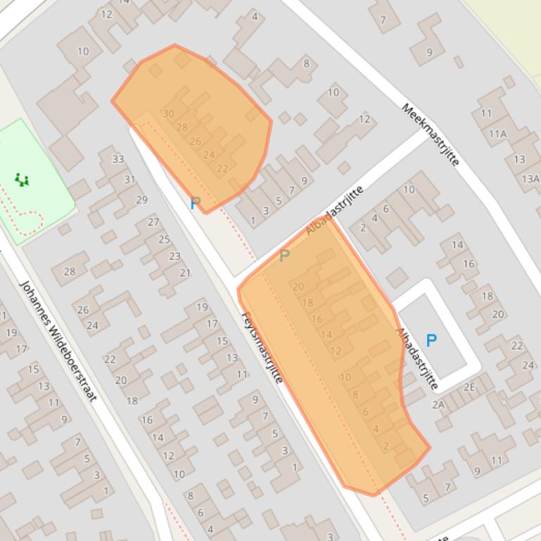 Kaart van postcodegebied 9172NS.