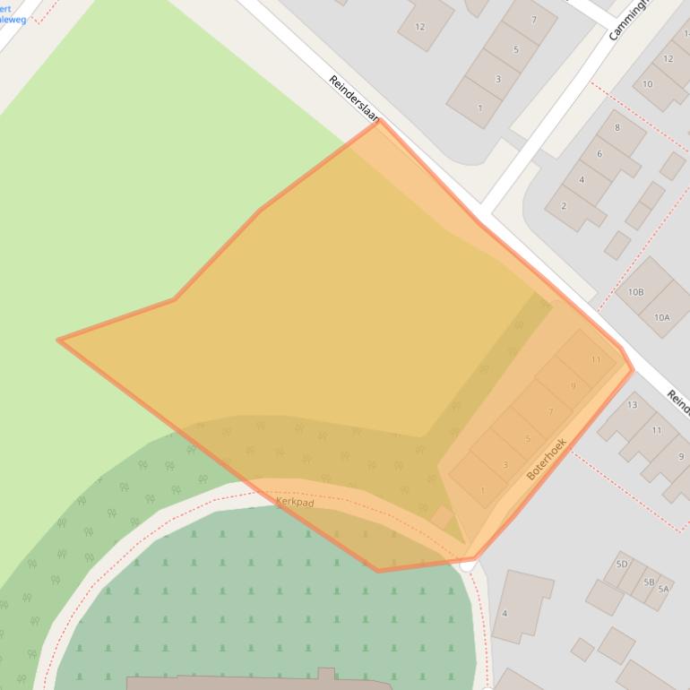 Kaart van postcodegebied 9172PM.