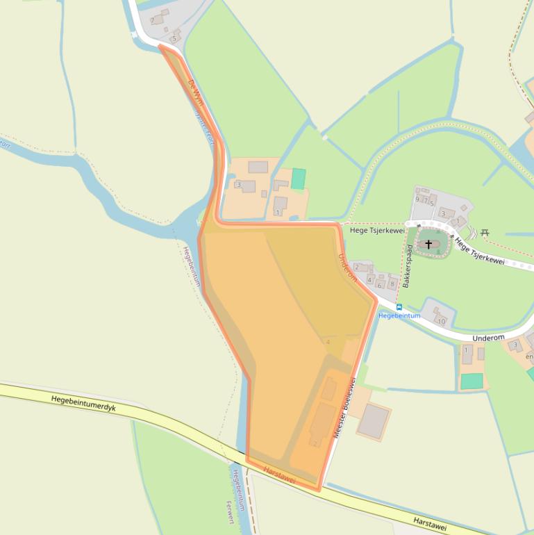 Kaart van postcodegebied 9173GB.