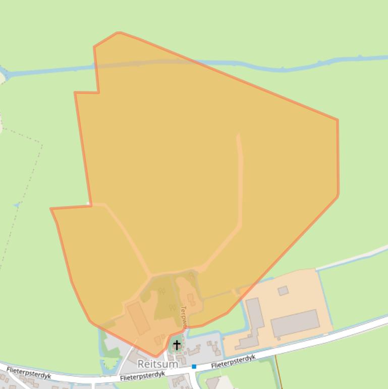 Kaart van postcodegebied 9175GD.