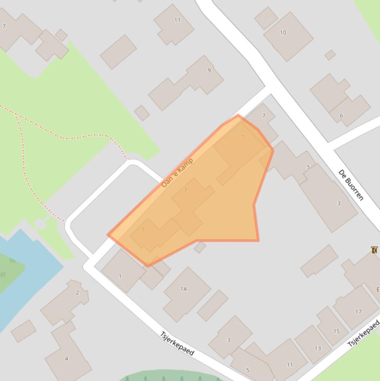 Kaart van postcodegebied 9178GP.