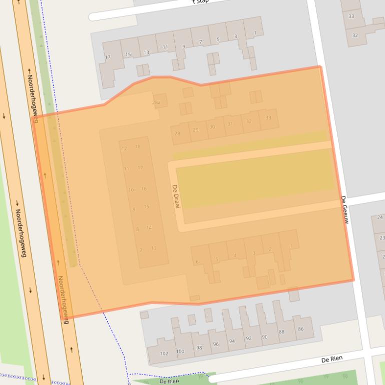 Kaart van postcodegebied 9201AK.