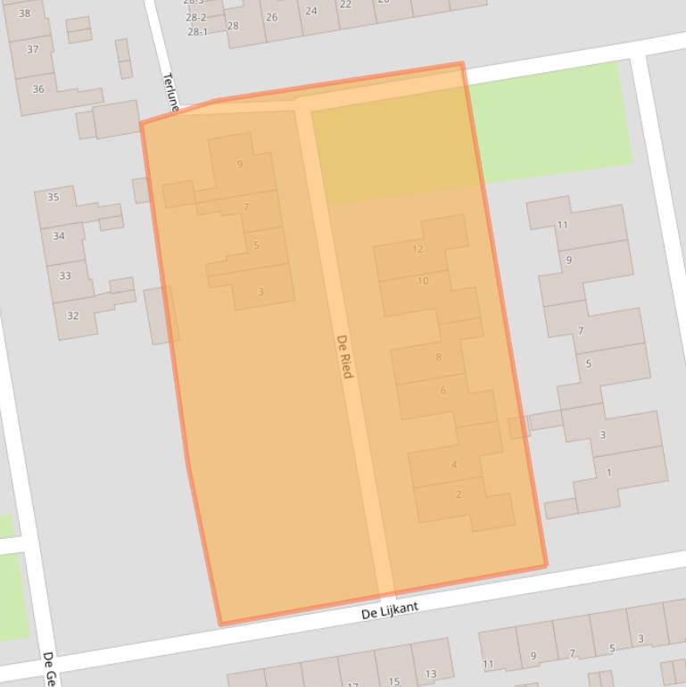 Kaart van postcodegebied 9201AM.