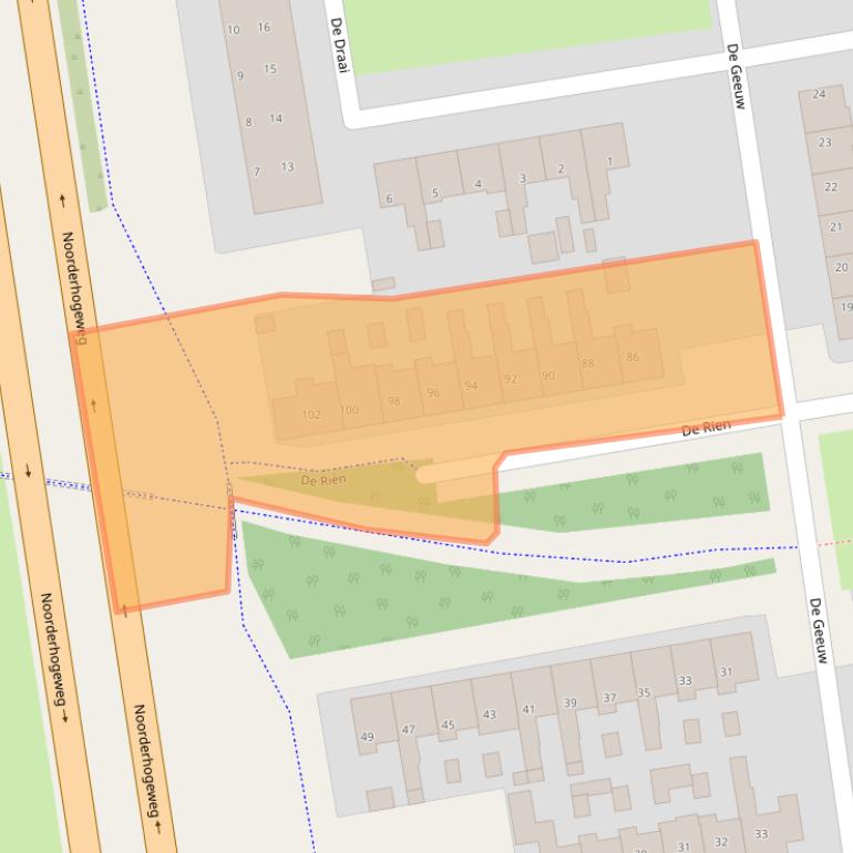 Kaart van postcodegebied 9201AV.