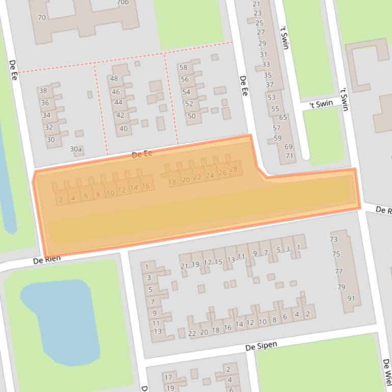 Kaart van postcodegebied 9201BH.