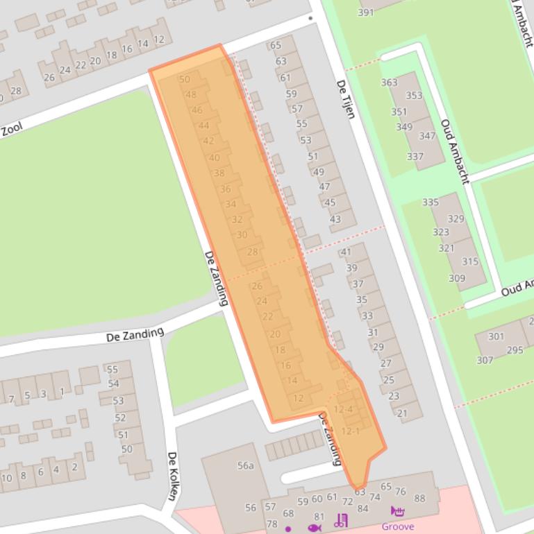 Kaart van postcodegebied 9201BM.