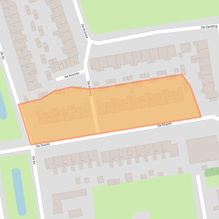 Kaart van postcodegebied 9201BS.