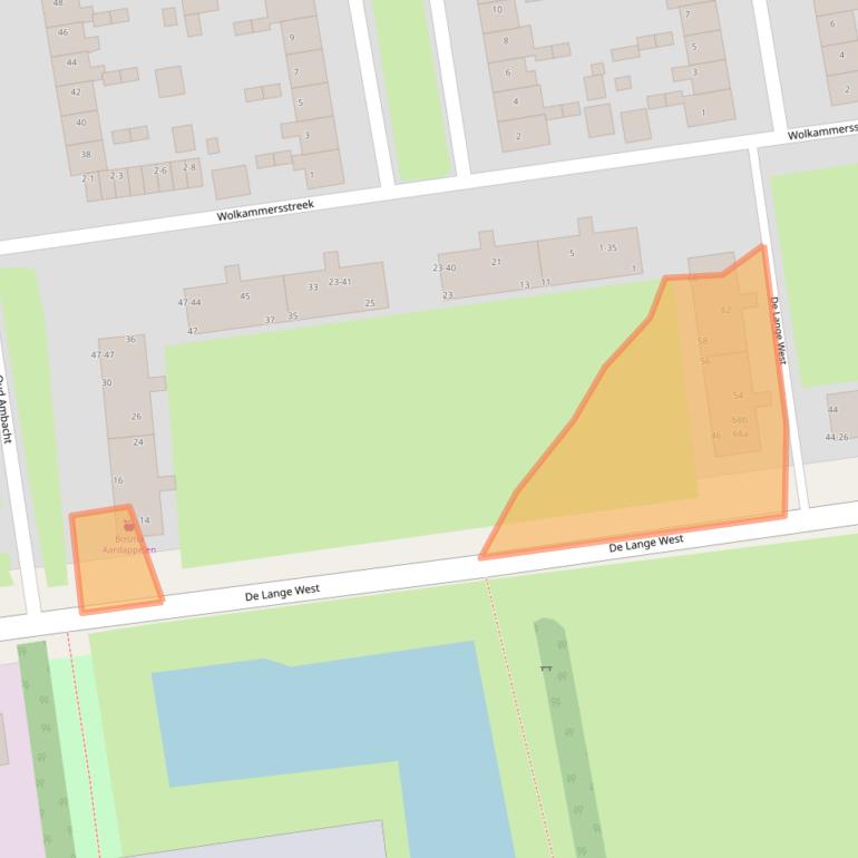 Kaart van postcodegebied 9201CG.