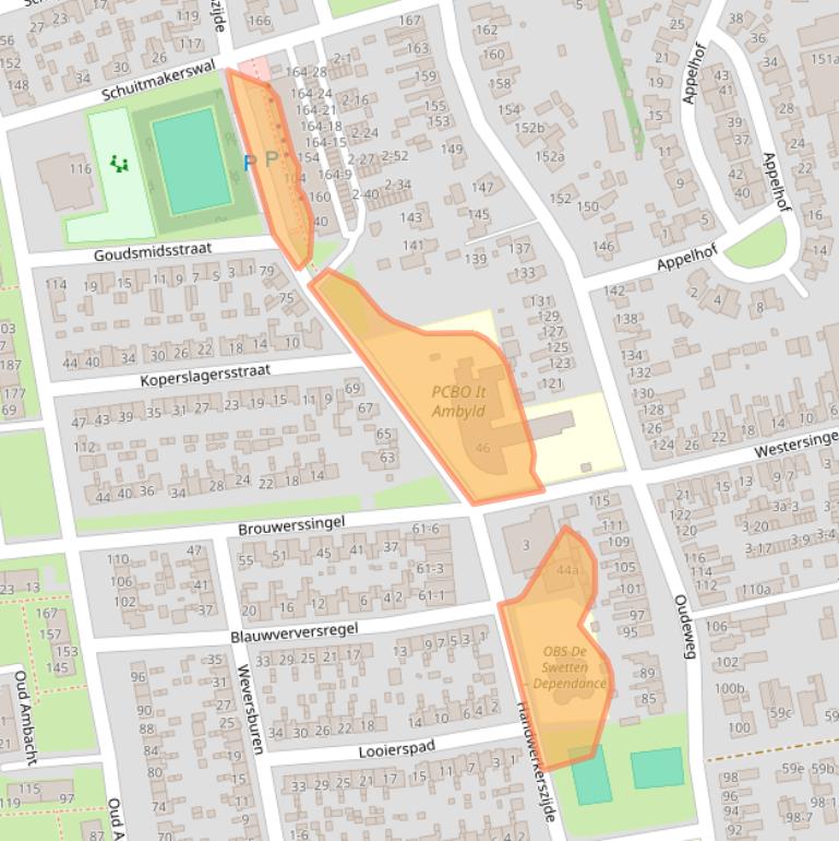 Kaart van postcodegebied 9201CP.
