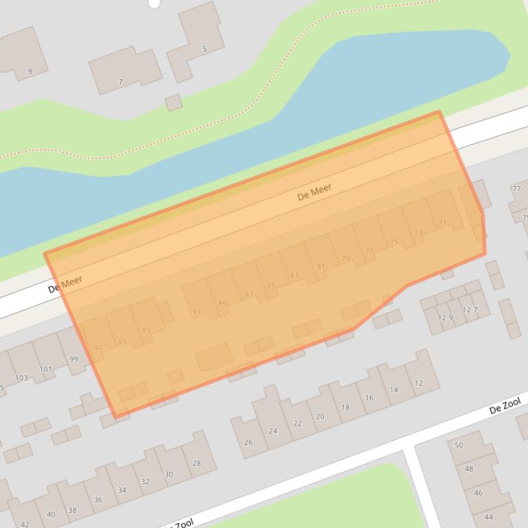 Kaart van postcodegebied 9201EW.