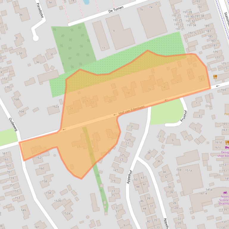 Kaart van postcodegebied 9201GC.