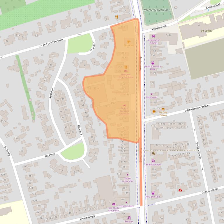 Kaart van postcodegebied 9201GL.