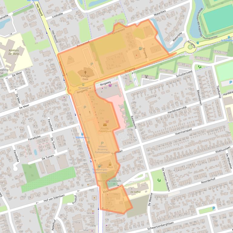 Kaart van postcodegebied 9201GT.