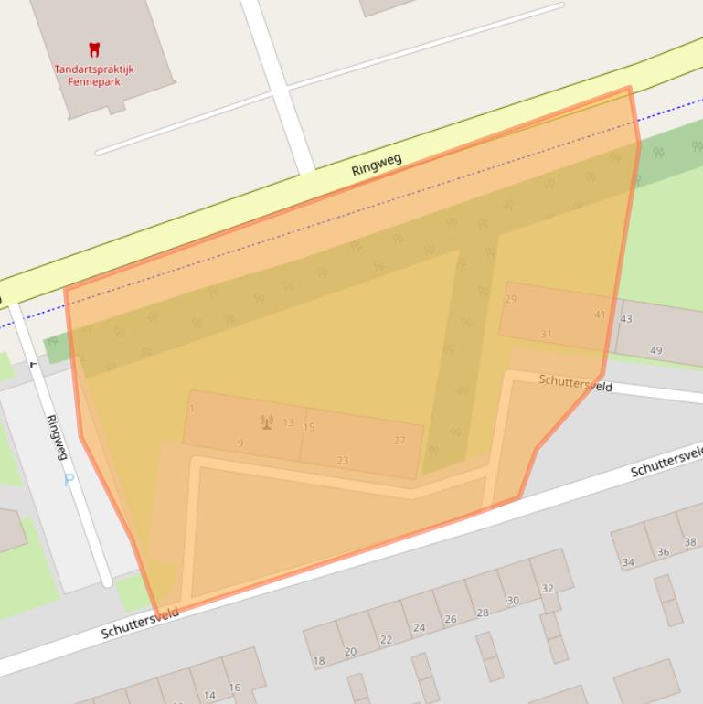 Kaart van postcodegebied 9201GV.