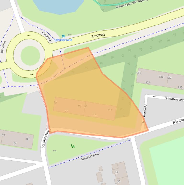 Kaart van postcodegebied 9201GX.