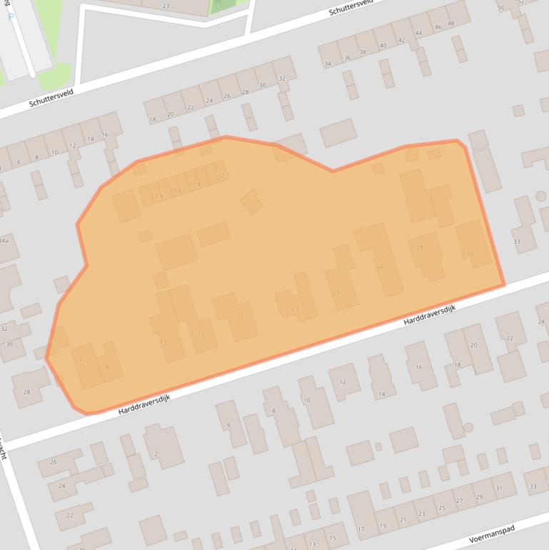 Kaart van postcodegebied 9201HD.