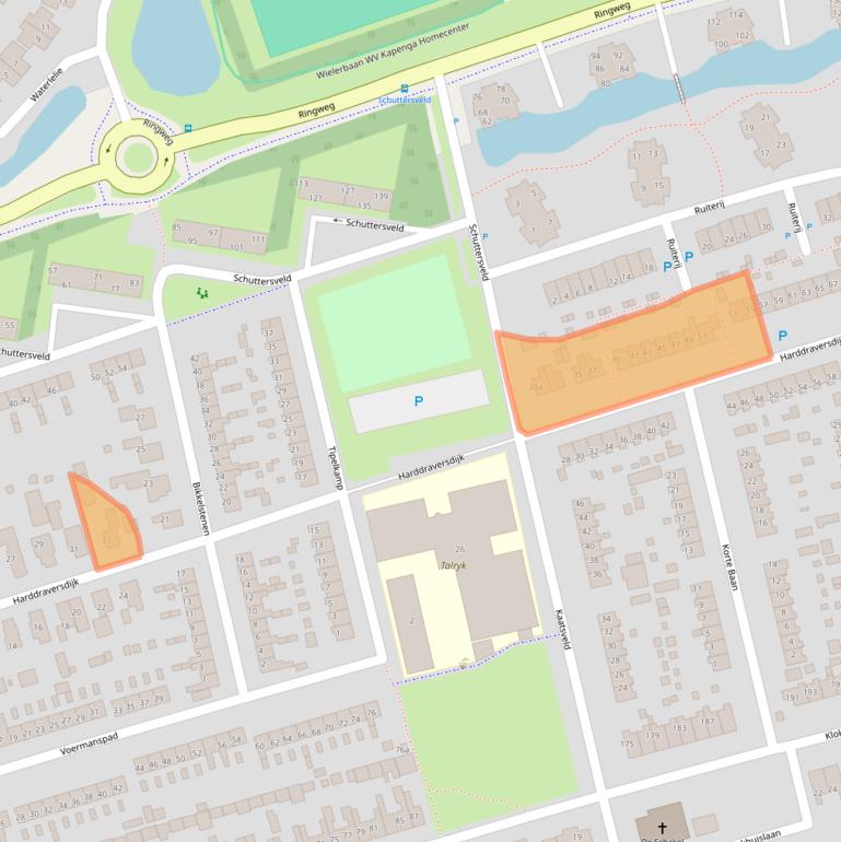 Kaart van postcodegebied 9201HE.