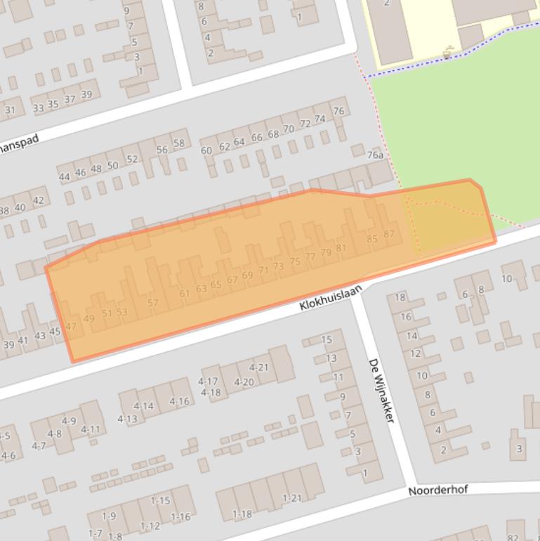 Kaart van postcodegebied 9201JC.