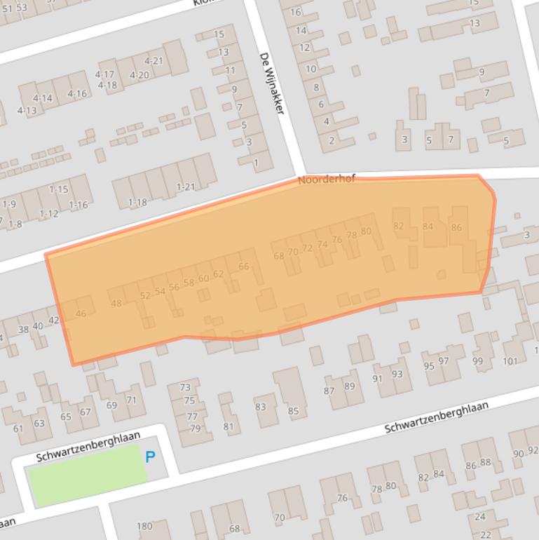 Kaart van postcodegebied 9201JP.