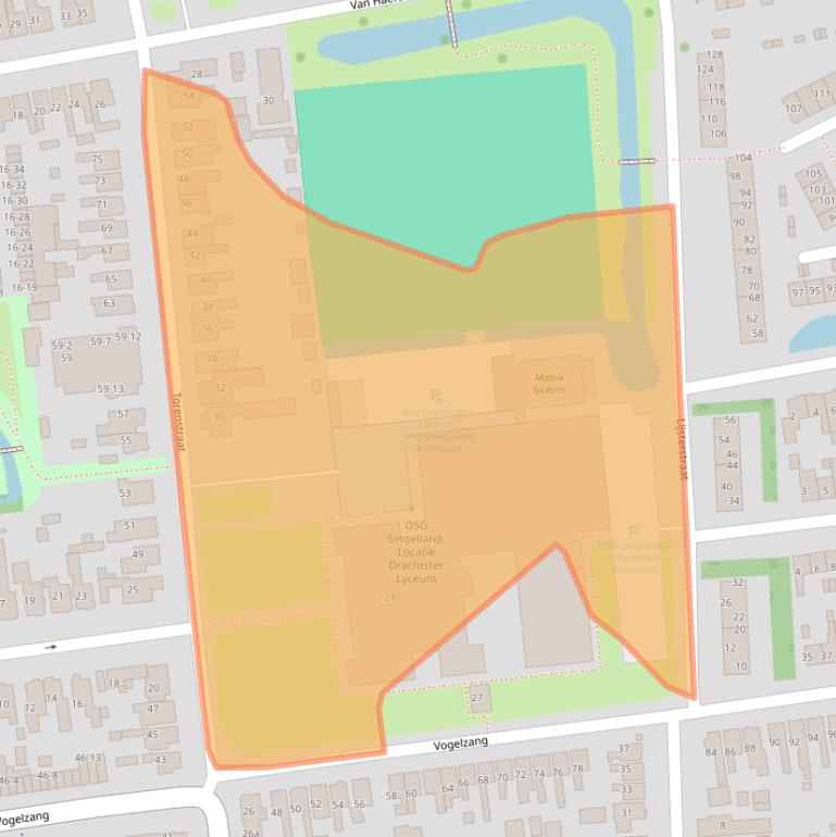 Kaart van postcodegebied 9201JW.