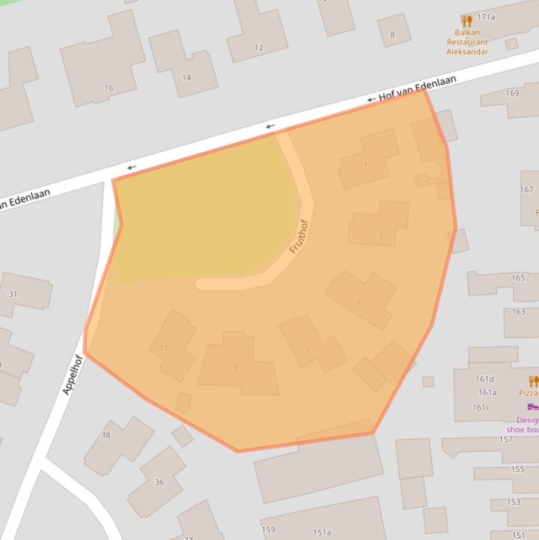 Kaart van postcodegebied 9201KV.
