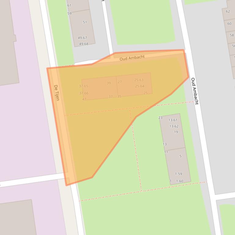 Kaart van postcodegebied 9201VK.