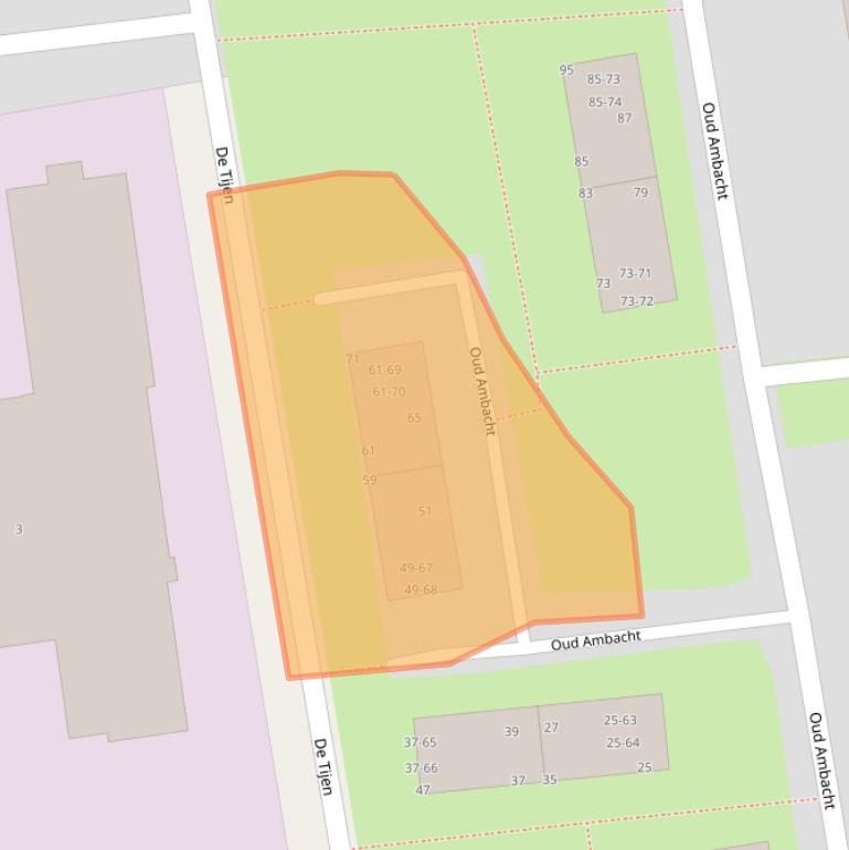 Kaart van postcodegebied 9201VL.