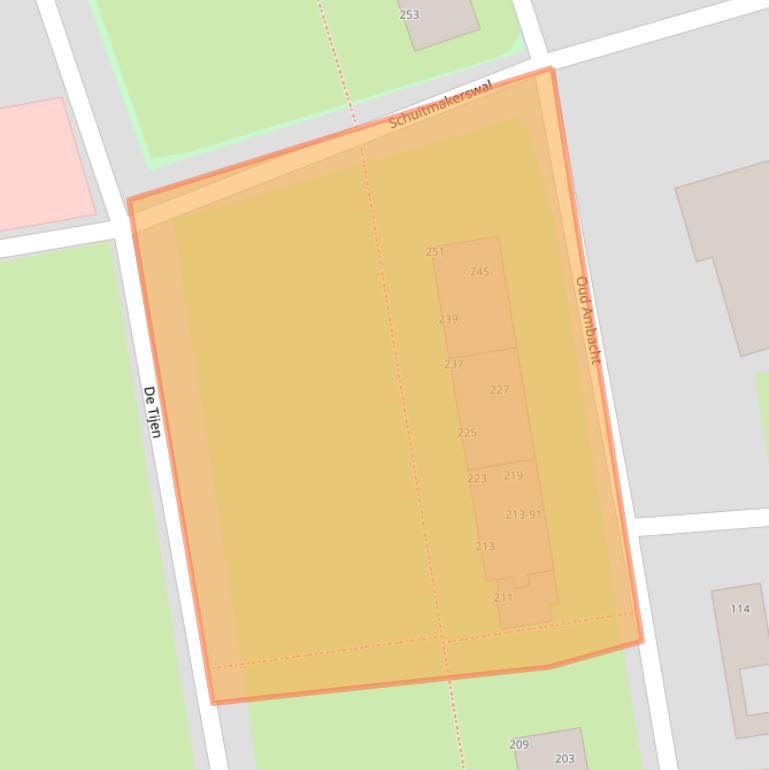 Kaart van postcodegebied 9201VT.