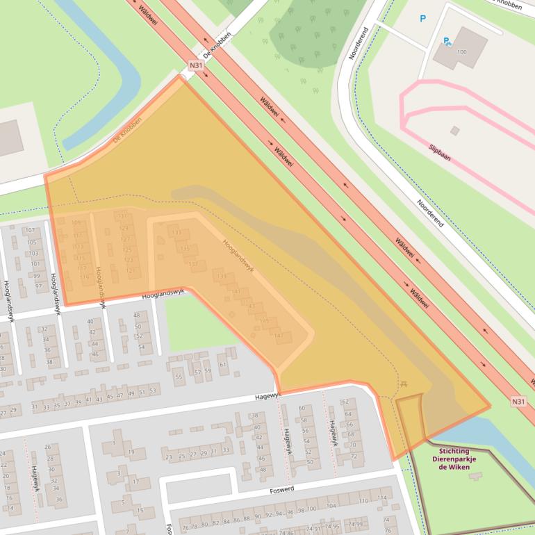 Kaart van postcodegebied 9202AD.