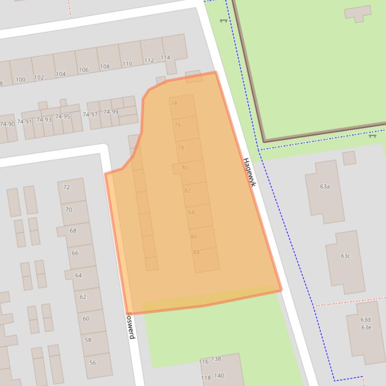 Kaart van postcodegebied 9202AM.