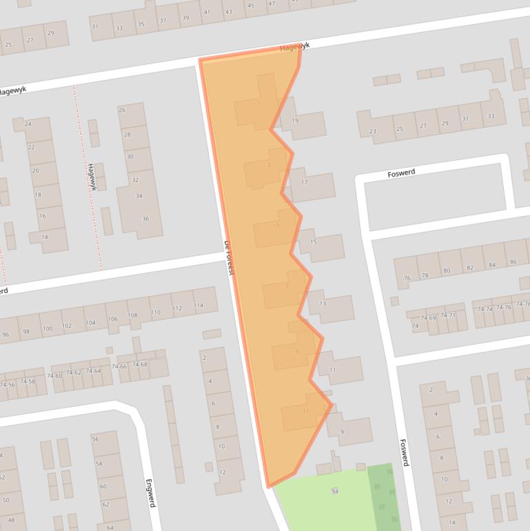 Kaart van postcodegebied 9202AV.