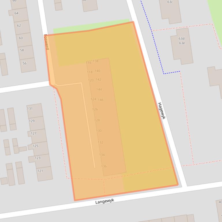 Kaart van postcodegebied 9202BC.