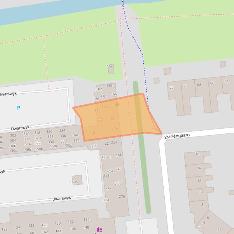 Kaart van postcodegebied 9202BT.