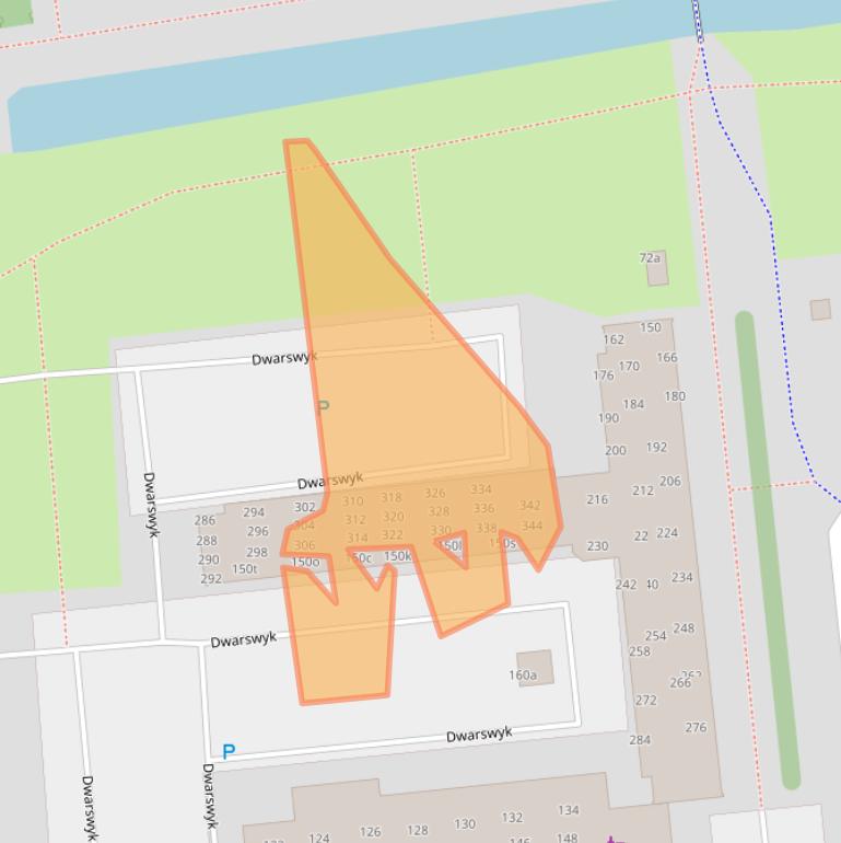 Kaart van postcodegebied 9202BZ.