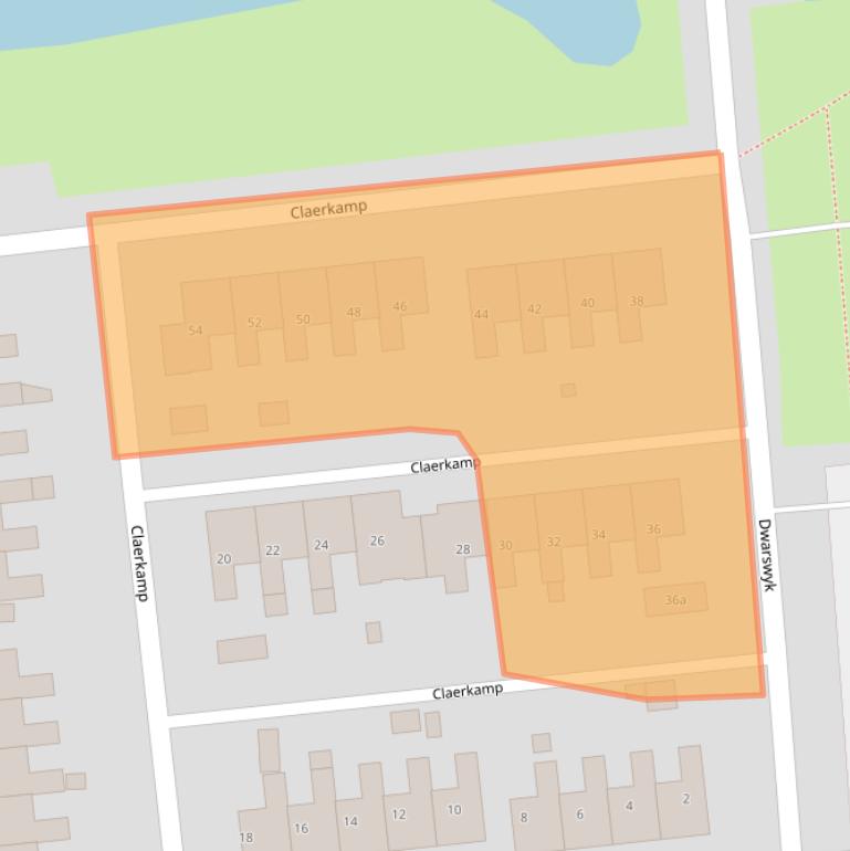 Kaart van postcodegebied 9202CJ.